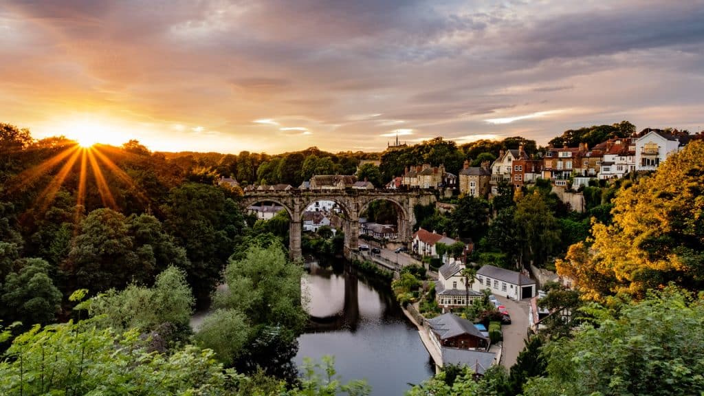 Knaresborough Viaduct from Knaresborough Castle