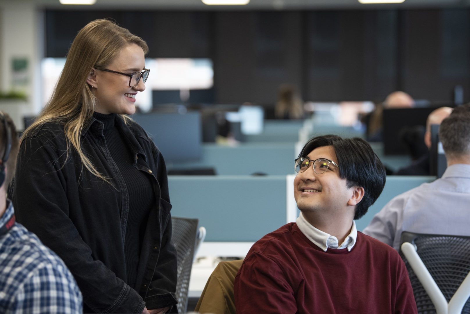 Working collaboration in the leeds office