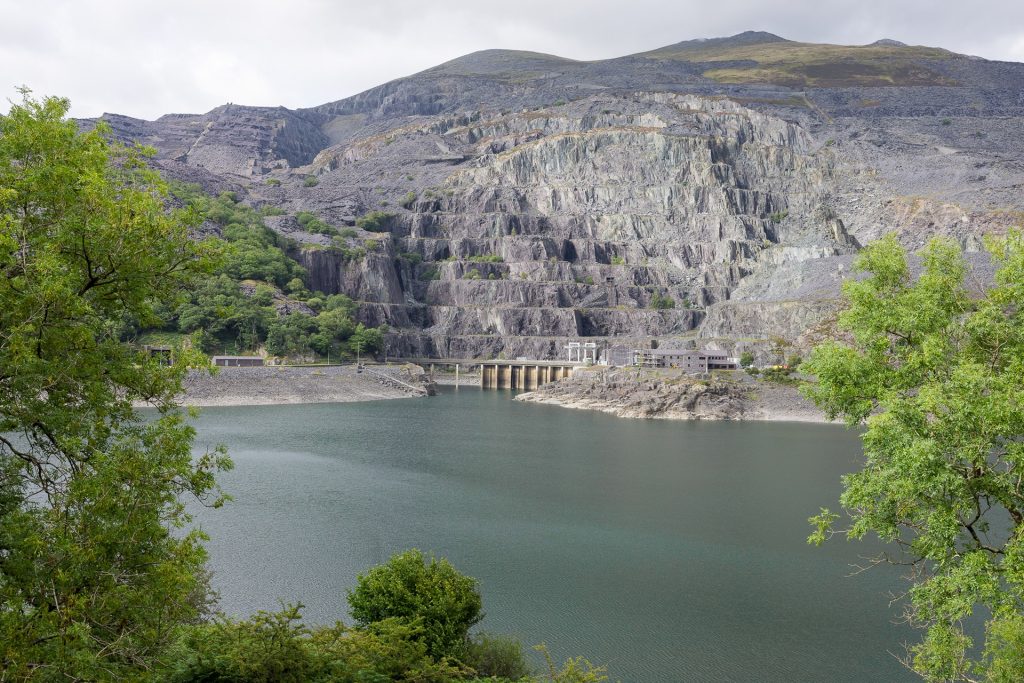 Dinorwig - Drone shot from above