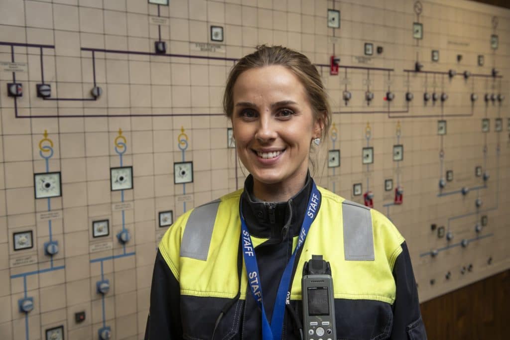 Engineer facing camera - Dinorwig