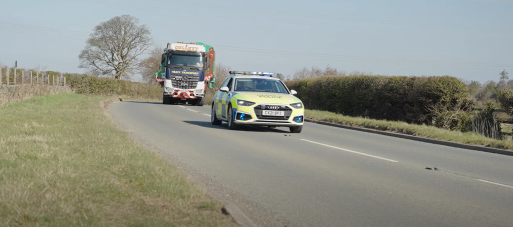 2 Police escorts in Wales