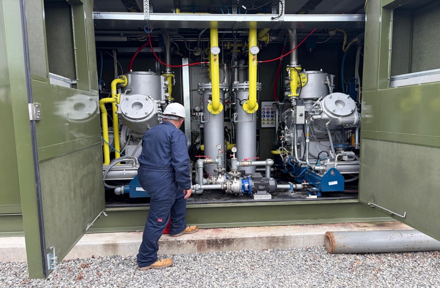 UK’s first independent green gas Reverse Compressor begins operations